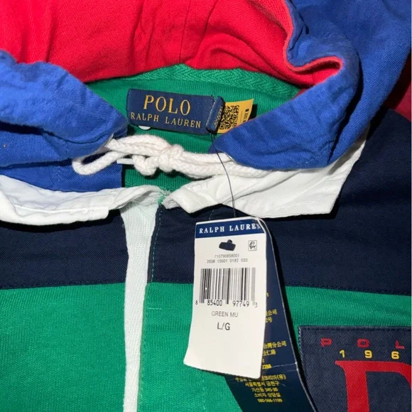 Polo Ralph Lauren Polo Sport P 12M Yacht Challenge Long Sleeve Hooded Pullove - Picture 3 of 6